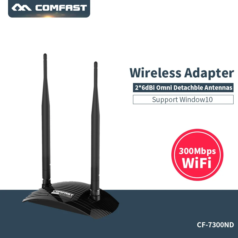 

COMFAST High Power 300M USB Wireless WiFi Adapter Network Card adaptador USB WiFi antenna wi-fi dongle 802.11b/g/n CF-WU7300ND