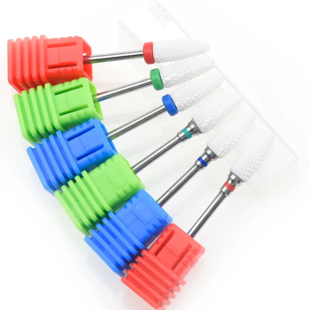 Milling Cutter For Manicure Ceramic Nail Drill Bits Manicure Machine Accessories Rotary Burr Electr