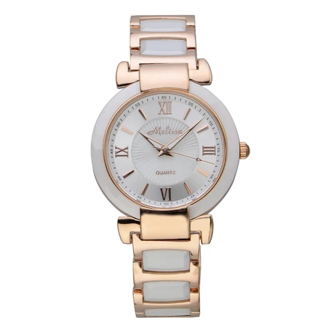 Pulseira de Cerâmica Melissa Feminino Elegante Relógios Quartzo Roman Negócio Relógio Pulso Moda Vestido Montre Femme