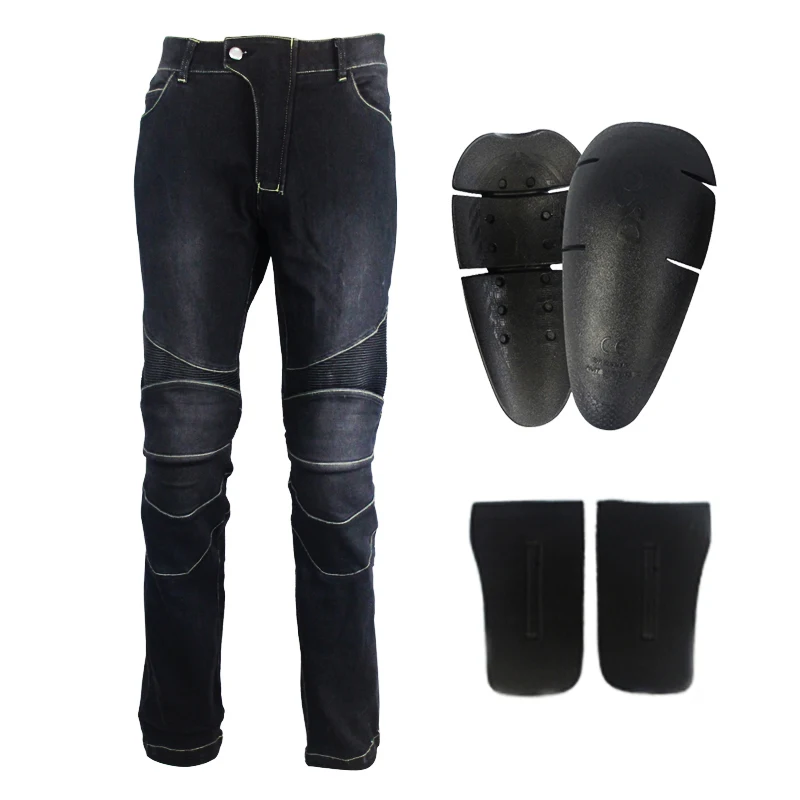 Calças de Brim Calças de Proteção moto Ciclomotor moto rcycle Protetora