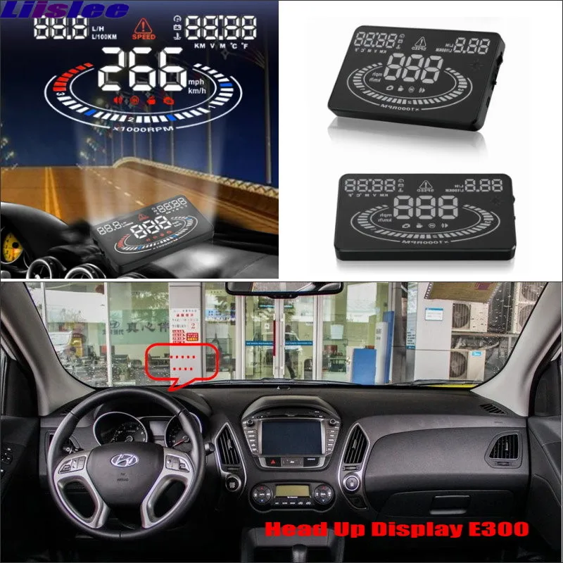 

Liislee Car Projector Screen For Hyundai ix35 Tucson 2014 2015 2016 - Safe Driving Reflecting Windshield HUD Head Up Display