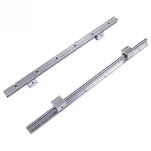 2 Sets/Lot SBR12-600mm Linear Bearing Rail Slide Guide Shaft + 4Pcs SBR12UU Blocks Sliding linear rail sbr12 600mm fully supported 12mm linear bearing rails shaft rod 2x sbr12uu block linear guides