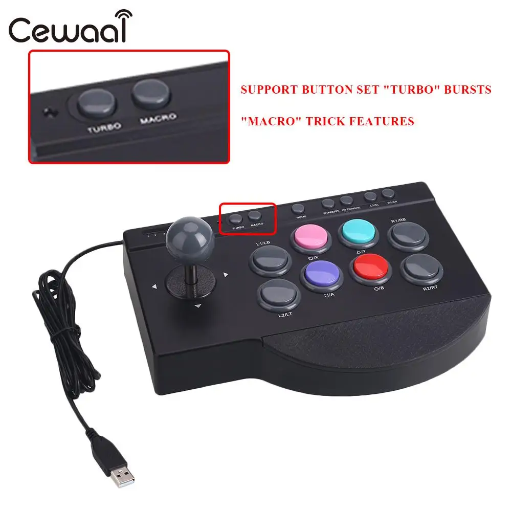 

Wired Joystick Arcade Console Video Game Arcade Game for Xbox One Premium
