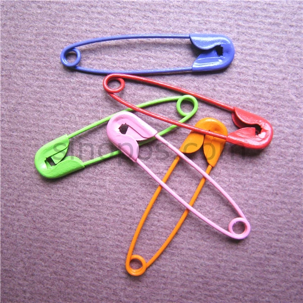Buy 00 Safety Pins 22mm in Pinky Colors/ jewelry