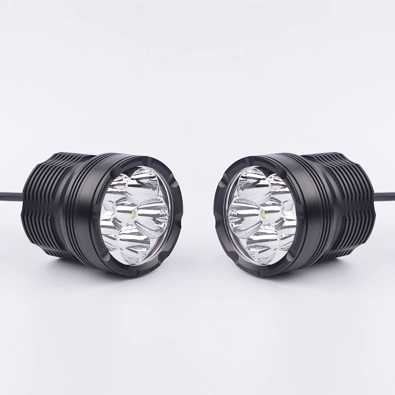 

A pair motorcycle led headlight/spotlight 4*U2 chip120w 14400lumens waterproof motorcycle lighting fitting