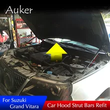 Para Suzuki Grand Vitara Escudo 2005-2020 cubierta del motor del capó delantero del coche soporte de la barra hidráulica de elevación del puntal del resorte soporte de las barras de choque