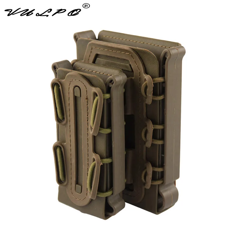 

VULPO Military 5.56mm & 7.62mm Magazine Pouch Tactical Pistol 9mm Molle Magazine Pouch Hunting Mag pouch