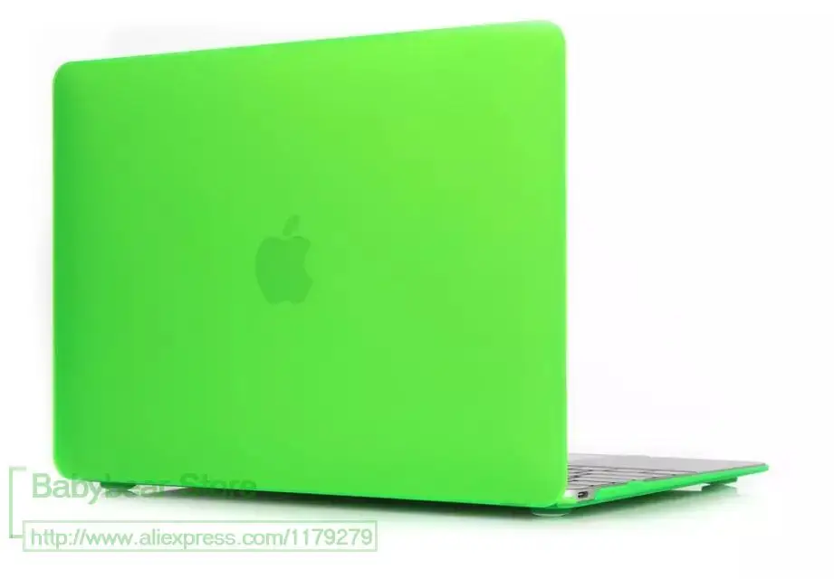 3 в 1 для Mac Book Air 1" Pro 13/15" retina 12 защитный чехол для Macbook Air 13 Touch bar 2012 2013 - Цвет: new green