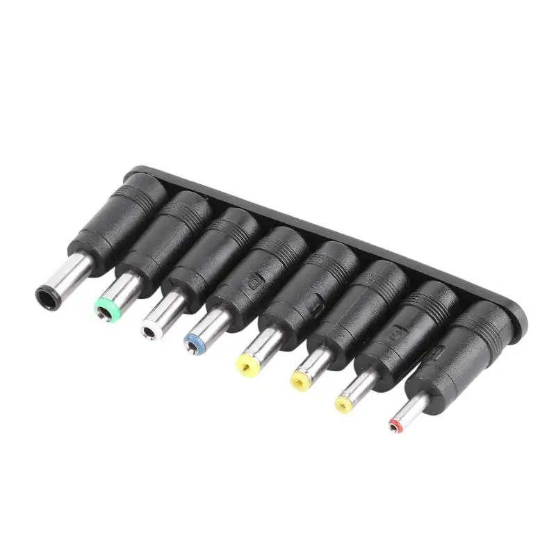 

Universal 8 in 1 PC AC DC Power Charger Adapter Socket Plug Connector Tips