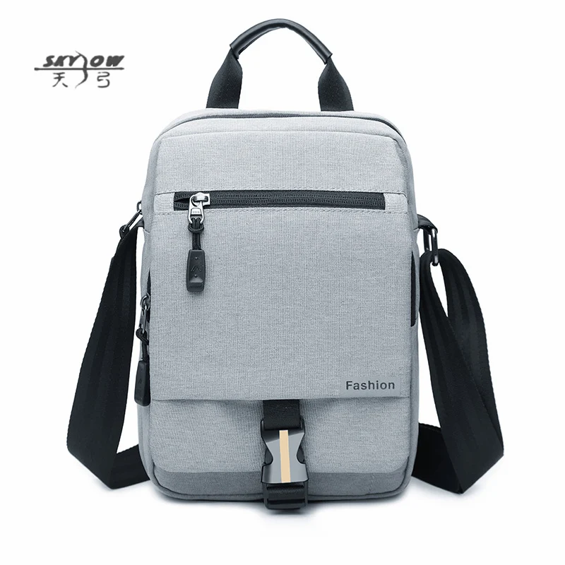 

2018 Fashion Shoulder Bags Men Casual Lock Waterproof High Quality Zipper Oxford Bag Male High Quality G Black Handbags 8881