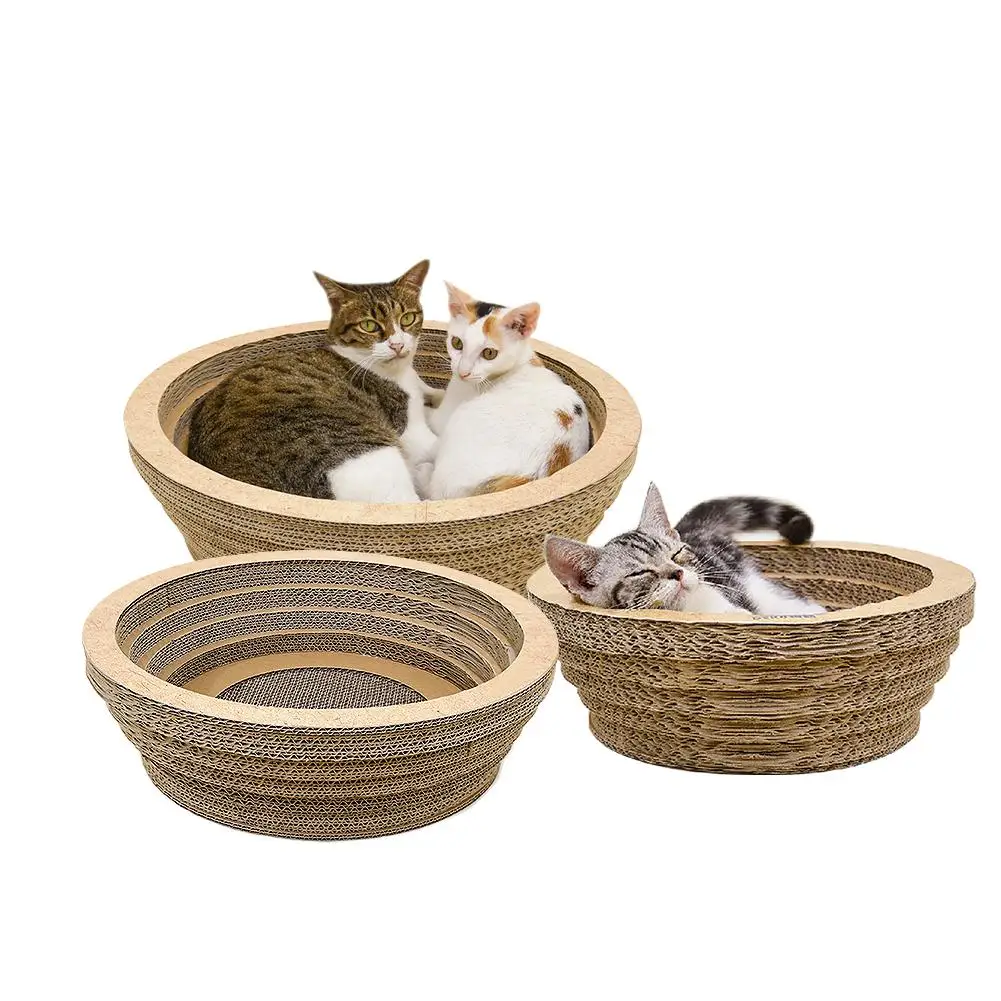 Large Space Bowl Type Cat Scratch Board Scratching Pad Cat Nest Toy Scratcher For Grinding Claws Body Massage Rest Scratching Large Space Bowl Type Cat Scratch Board Scratching Pad Cat Nest Toy Scratcher For Grinding Claws Body Massage Rest Scratching