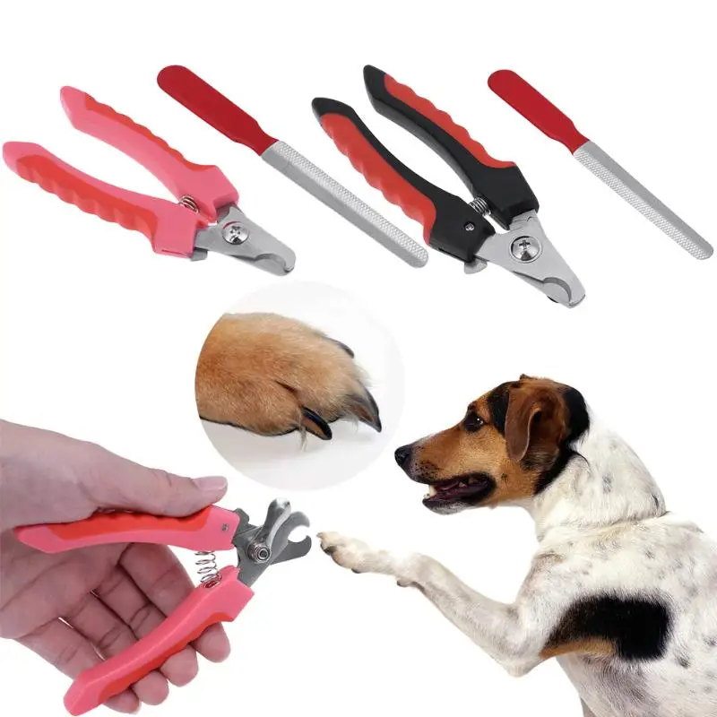 

Cat Pet Dog Nail Grinder Steel Pet Claw Toe Nail Scissor with File Pet Grooming Scissor Pet Nail Clipper Trimming Cutting Tool