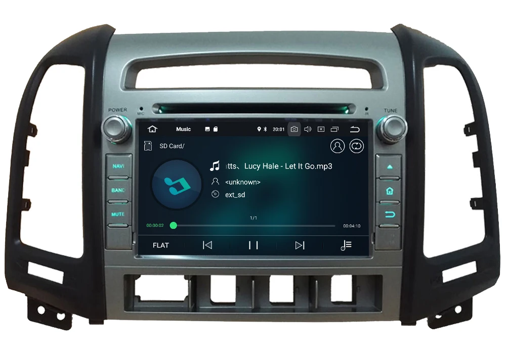 Top KLYDE Octa Core Android 8.0 7.1 4GB RAM 32GB ROM 4G WIFI Car DVD Multimedia Player Radio For Hyundai SANTA FE 4 Hole 2006-2011 5