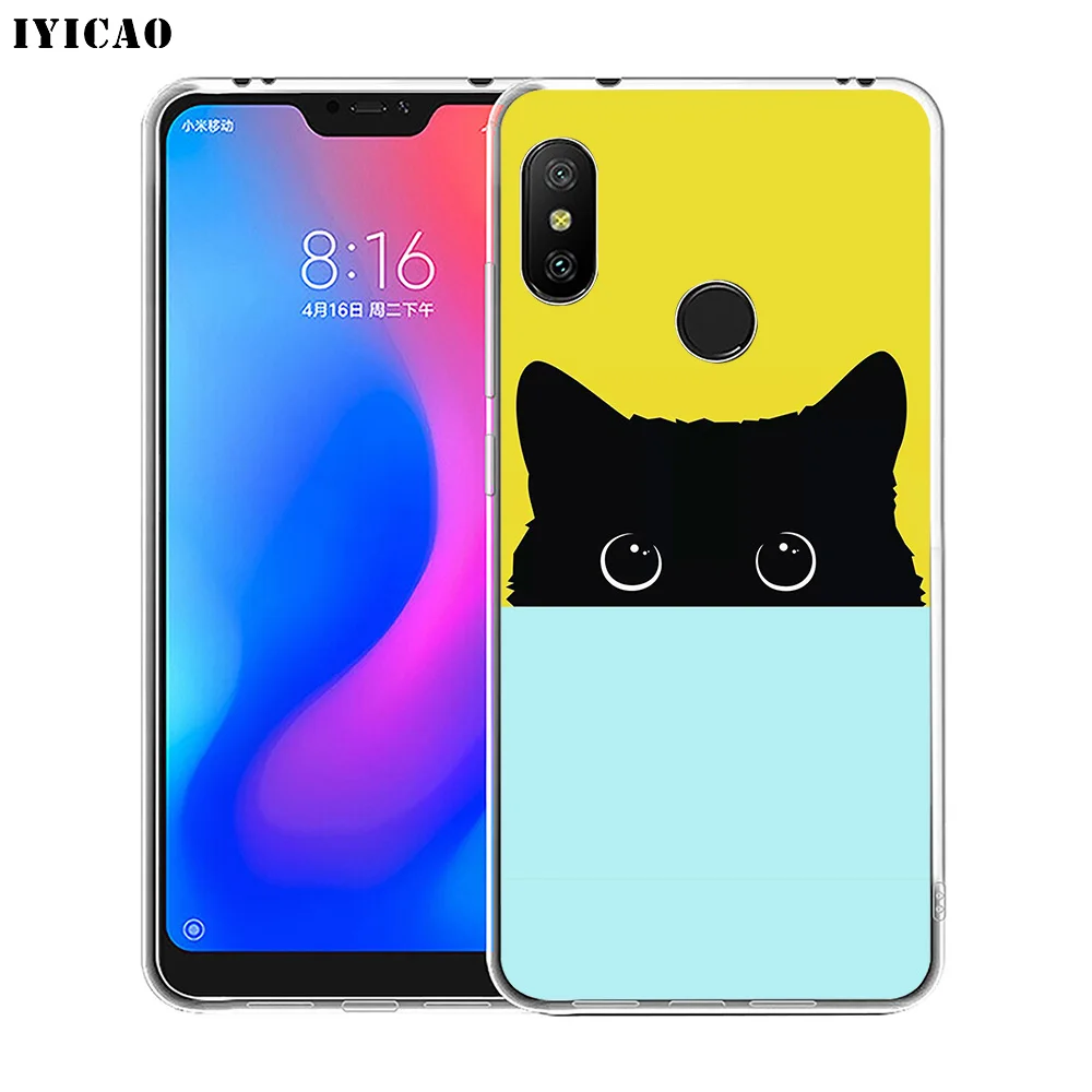 IYICAO Мягкий силиконовый чехол для телефона Xiaomi Redmi 4A 5A 6A Note 7 6 5 Pro Plus 4X