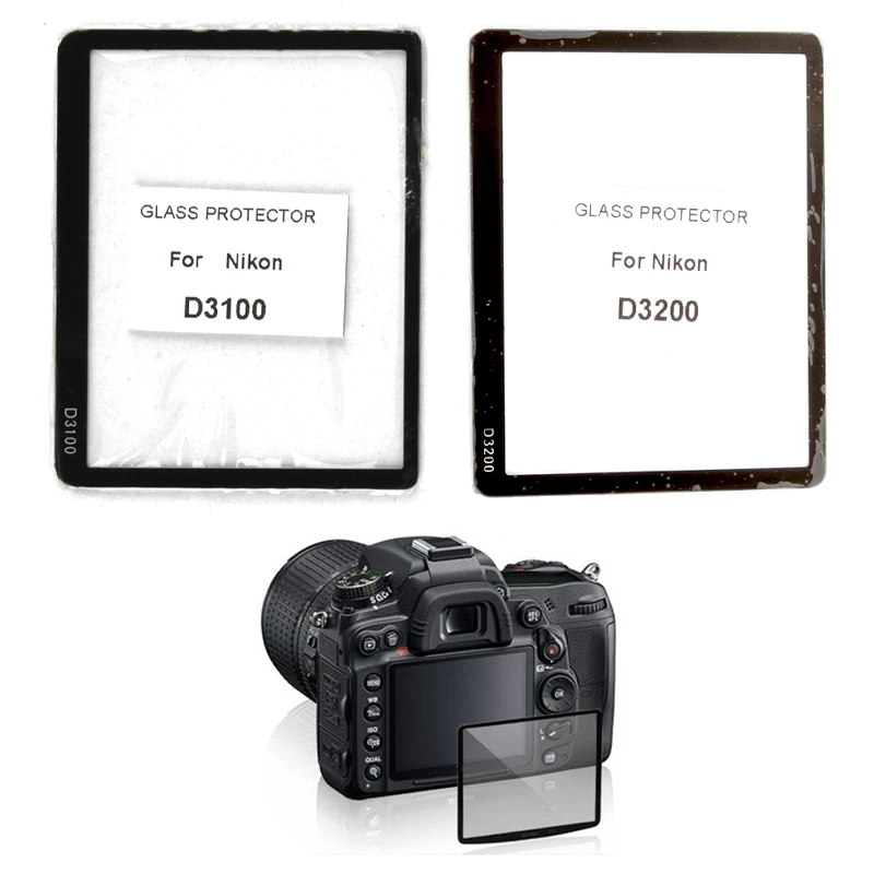 BON CREATION Compact LCD Optical Glass Screen Protector Camera Screen Display Film Protector for