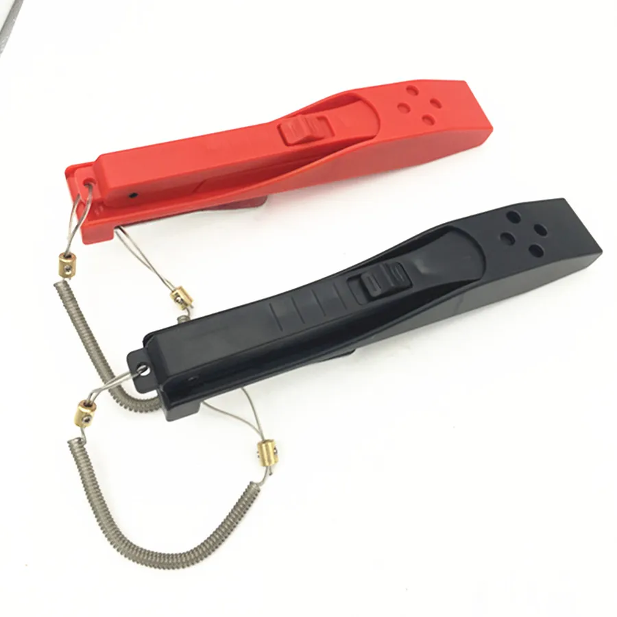 

Fish Clip Hand Controller Fishing Body Grip Clamp Gripper Grabber Lock Switch Fish Plier Tightening Clamp Body Lanyard Holder