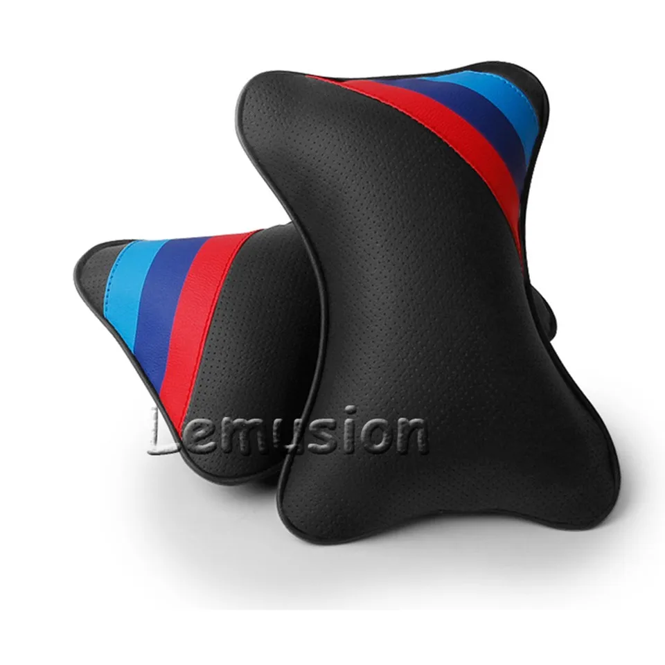 ZD 1PCS For Skoda Octavia A5 A7 2 Fabia Yeti BMW E46 E60 F30 X5 X6 E53 Inifiniti Car Neck pillow Three primary colors Headrest