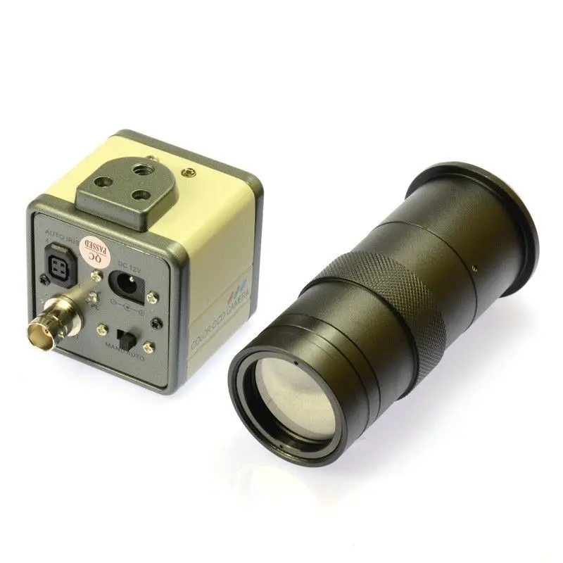 Полный набор 130X 800TVL микроскоп промышленная камера BNC/AV выход W/4 3 &quotЖК монитор и