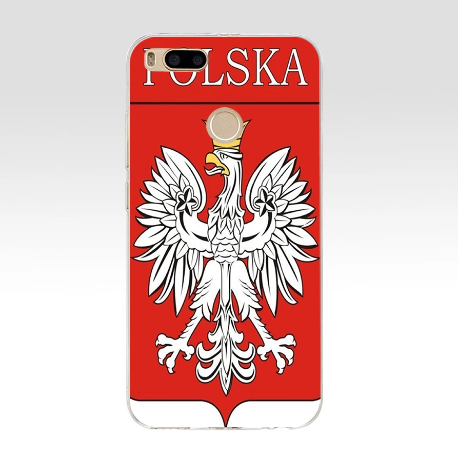 233AQ Polska флаг герб Мягкий силиконовый чехол из ТПУ с изображением героев для