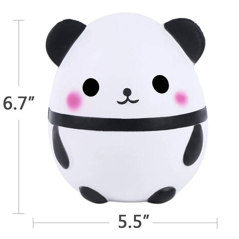 Jumbo Kawaii Panda мягкий медленно поднимающийся креативный животный кукла мягкая сжимающая Игрушка хлеб аромат снятие стресса развлечение для детей Рождественский подарок