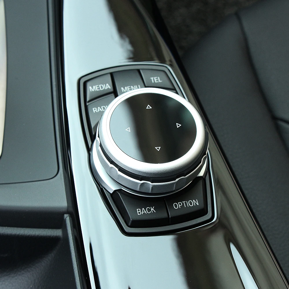 Автомобильные мультимедийные пуговицы idrive наклейки для BMW F20 F30 F10 E60 E90 E46 X5 E35 E39 E36