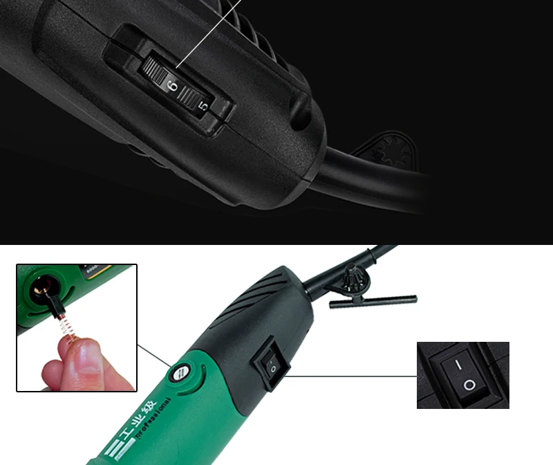 Electric Mini Engraver Drill with Flexible Shaft