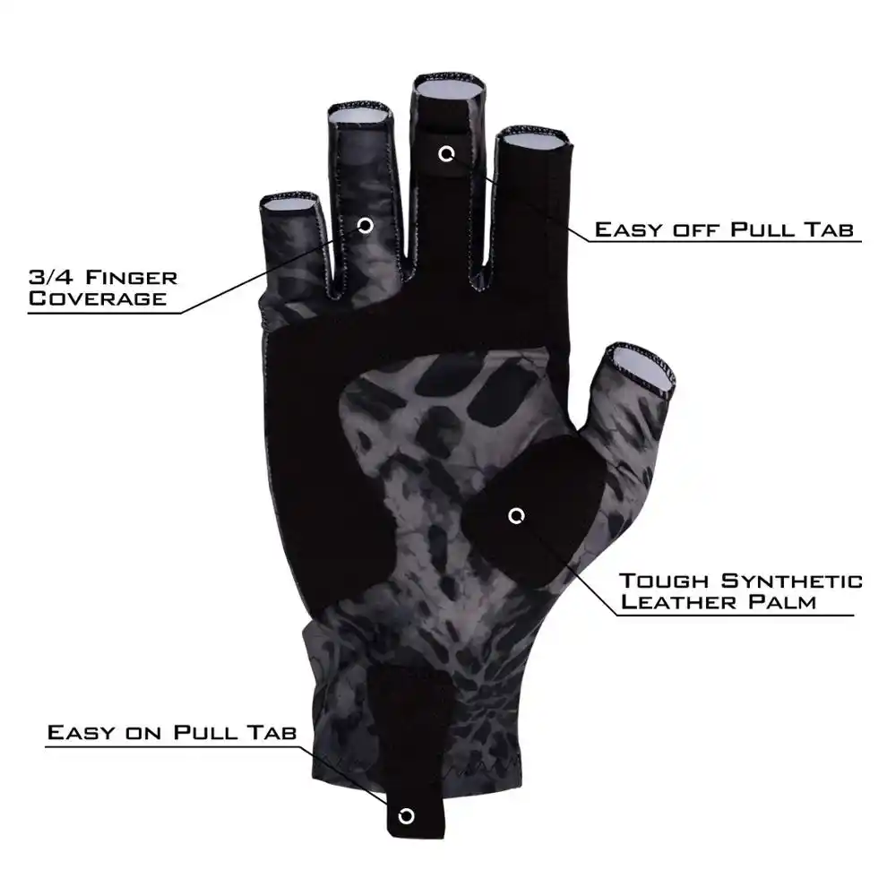 KastKing Sol Armis Sonnenhandschuhe UPF50 Kajak Angelhandschuhe UV-Schutz Handschuhe Sonnenschutz Handschuhe Herren Damen f/ür Outdoor Rudern