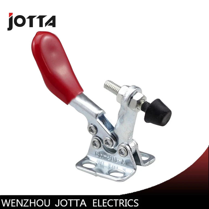 

Metal Horizontal Quick Release Hand Tool Toggle Clamp For Fixing Workpiece 60 Lbs Antislip Covered Hand Tool Toggle Clamp