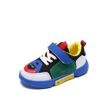 

CANDOMOM New Children Sports Shoes For Boy Wear Rresistant Running Magic Sticker Shoes Outdoor Girl Breathable Running Shoes