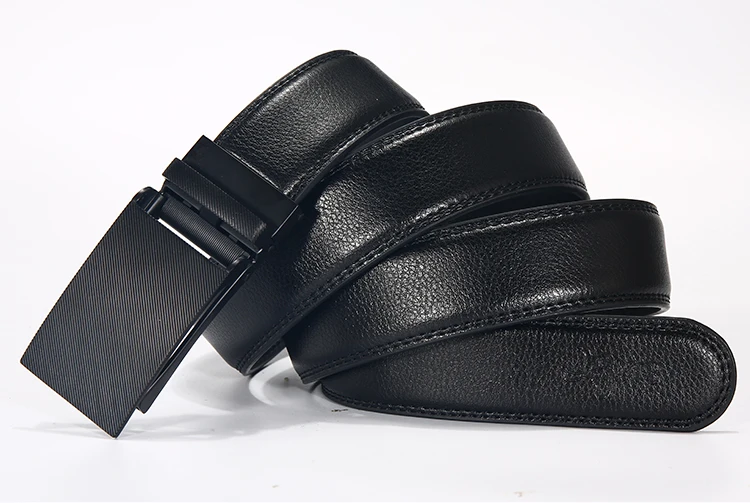 [DWTS]cow genuine leather belts for Men high quality male brand automatic buckle belt cummerbunds cinturon hombre
