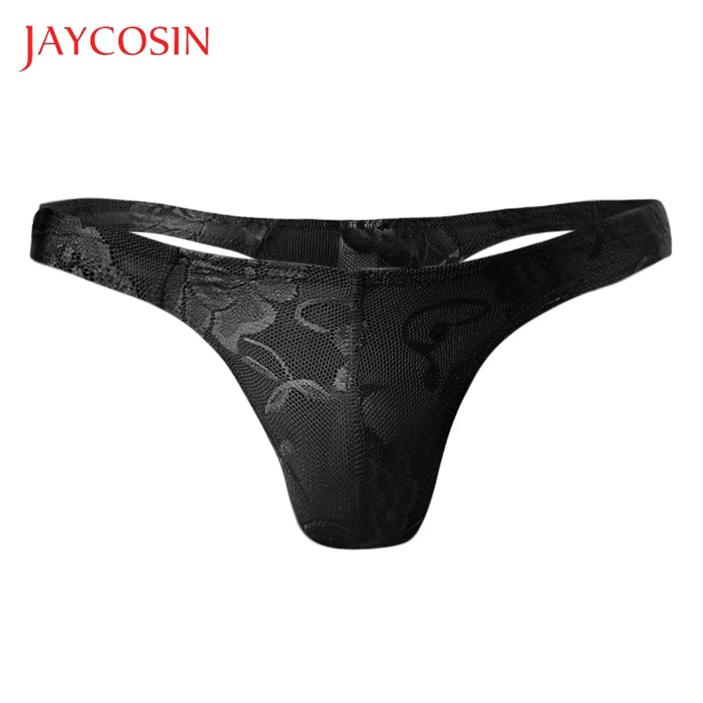 Сексуальное мужское Сетчатое кружевное Прозрачное нижнее белье JAYCOSIN