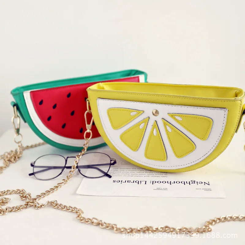 Fashion Cute Women Cupcake Ice Cream Fruit Shape Cartoon Fashion font b Bags b font Chain