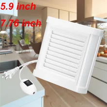 220V 5,9/7,76 дюймов тишина вентиляции сильный выхлоп вытяжной вентилятор для оконная стена ванная, туалет, кухня, установленный 100/150mm вентилятор