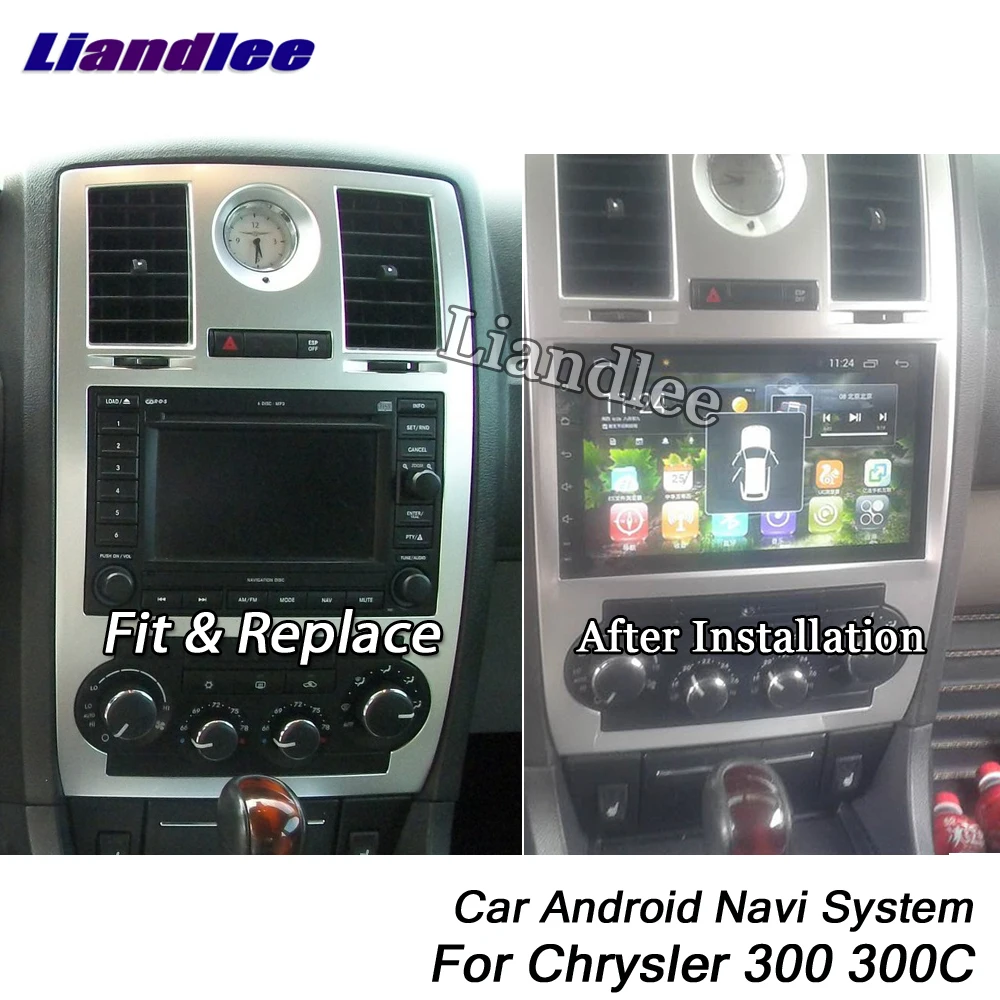 Liandlee автомобильная система Android для Chrysler 300 300C 2004~ 2010 радио стерео Carplay BT tv gps Wifi Navi карта навигация Мультимедиа