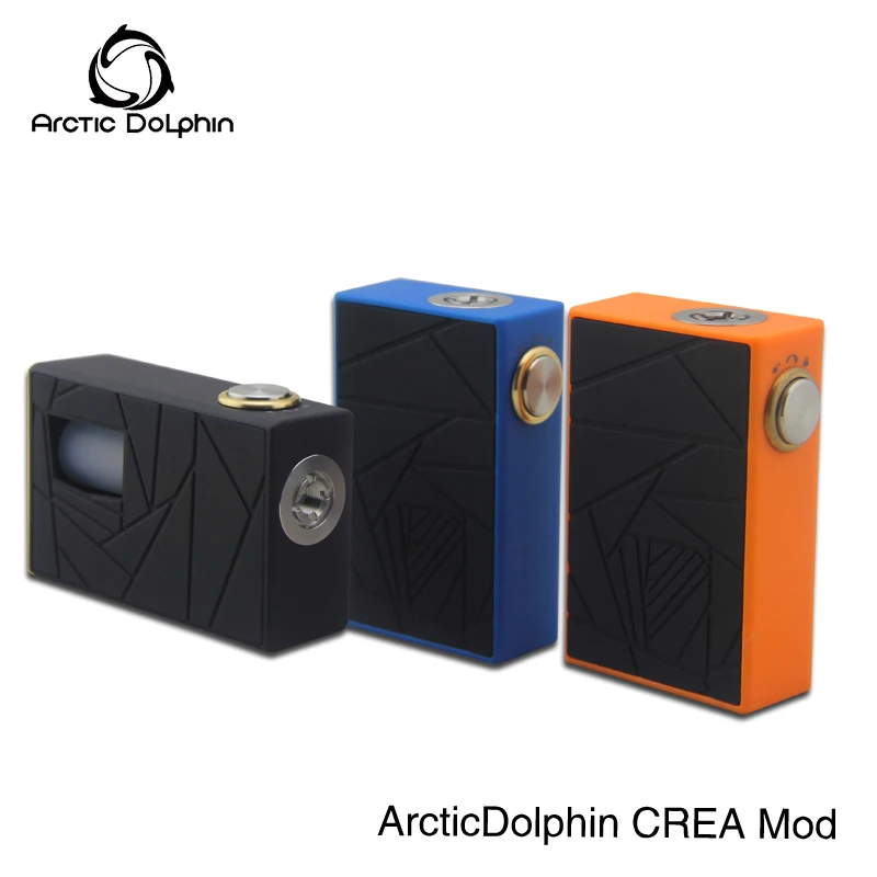 

Cheap Original Arctic Dolphin Crea Squonk BF Box mod New lock switch 510 thread 7ML silicone squeeze bottle E cigarette vaper