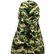 Мужские банданы с длинным хвостом, Камо, шелковистые, дюраги, тюрбан, головной убор-бандана