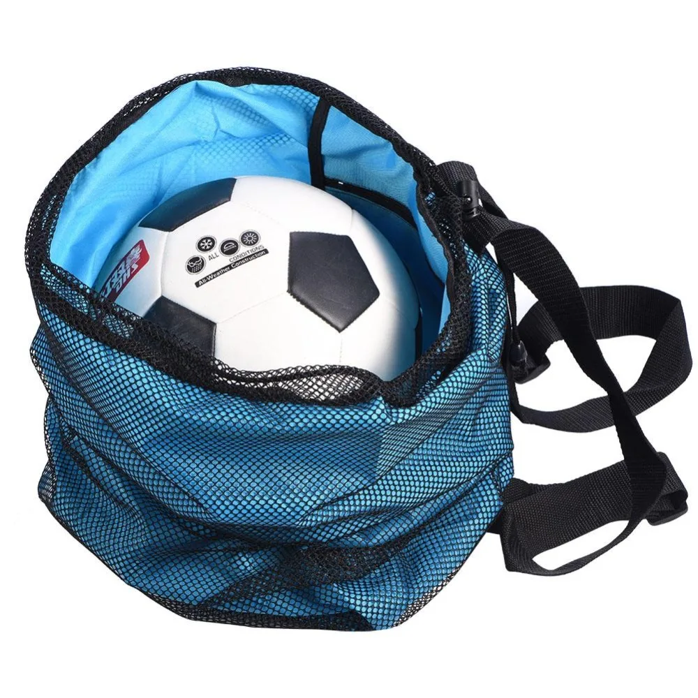 屋外スポーツサッカーバッグ大容量メッシュ巾着バッグバスケットボールサッカースポーツトレーニングバックパックショルダーボールバッグホルダー バスケットボール Aliexpress