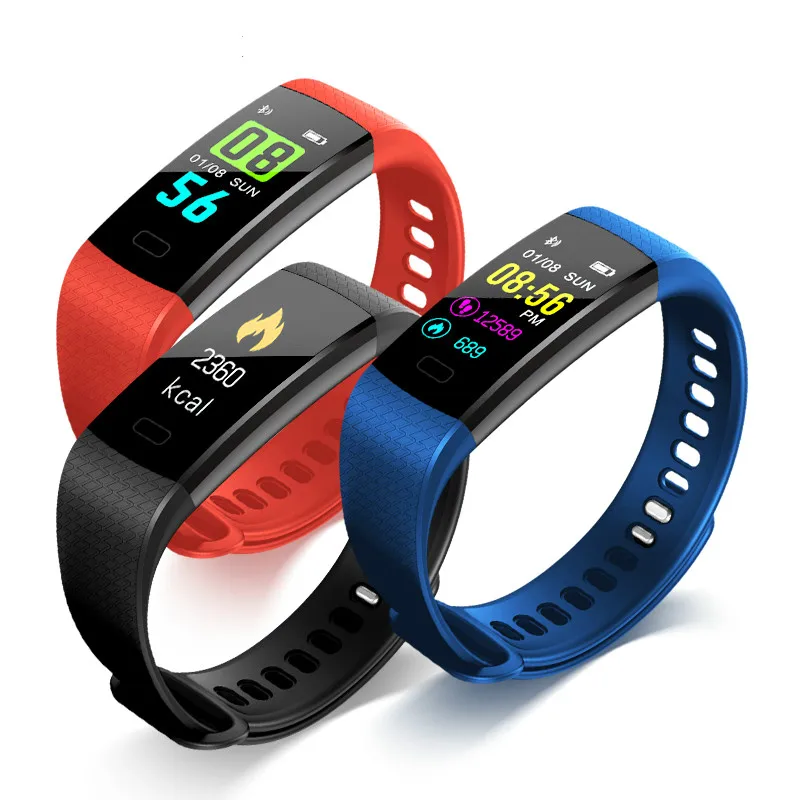 

Y5 Smartwatch Electronic Smart Watch Women Men Running Climbing Sport Watch Health Pedometer LED Color Screen Watch