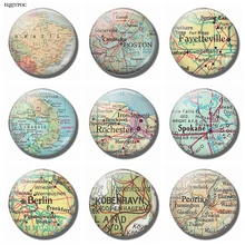 Rochester New York Spokane Brazil Boston Fayetteville North Carolina Cambodia Vietnam Berlin Copenhagen Peoria Map Fridge Magnet new york gospel stars berlin