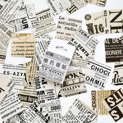 46 шт./компл. винтажные наклейки для газет наклейки дневник в стиле Скрапбукинг наклейки для журналов