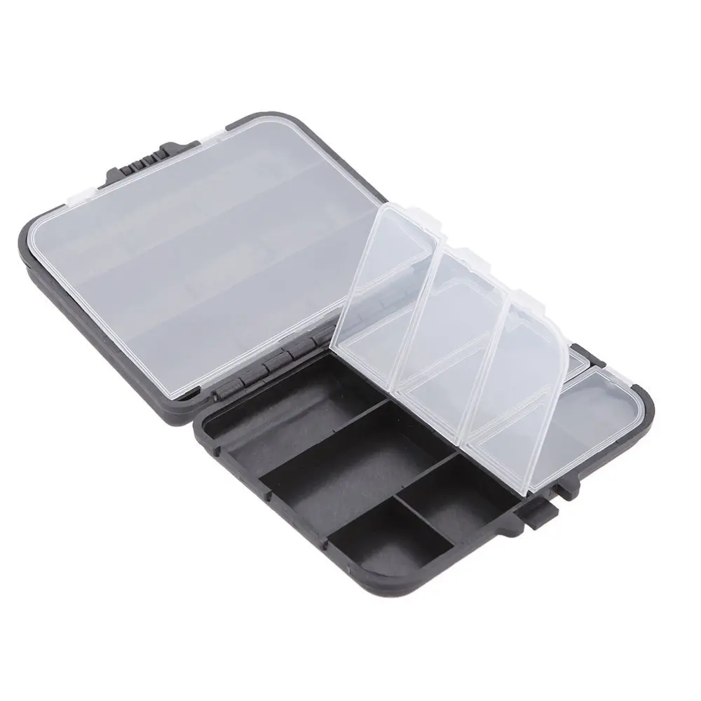 LED Portable fishing lure box spoon hook box Crankbait ,tackle plastic