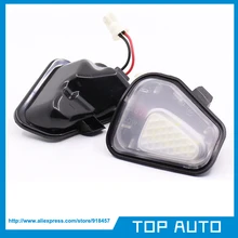 2 шт. светодиодный боковое зеркало лужа лампы без ошибки для Vw Volkswagen EOS Passat B7 CC Scirocco Jetta