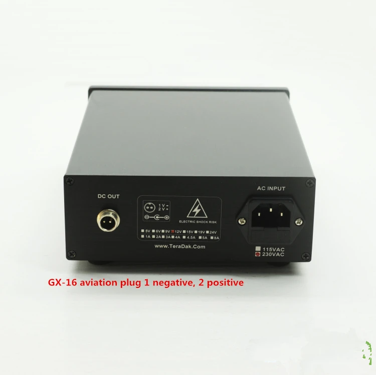 Teradak DC-50W HiFi лихорадка линейный Питание 12V5A/Вход 110 V или 230 V
