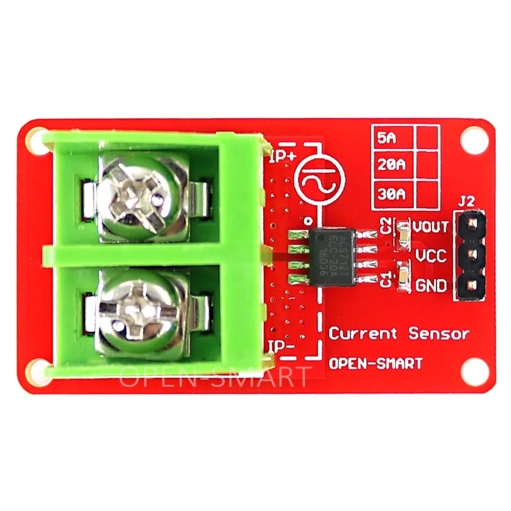 

Current Sensor Module 20A Range ACS712 AC Current Sensor DC Hall Current Sensor module for Arduino