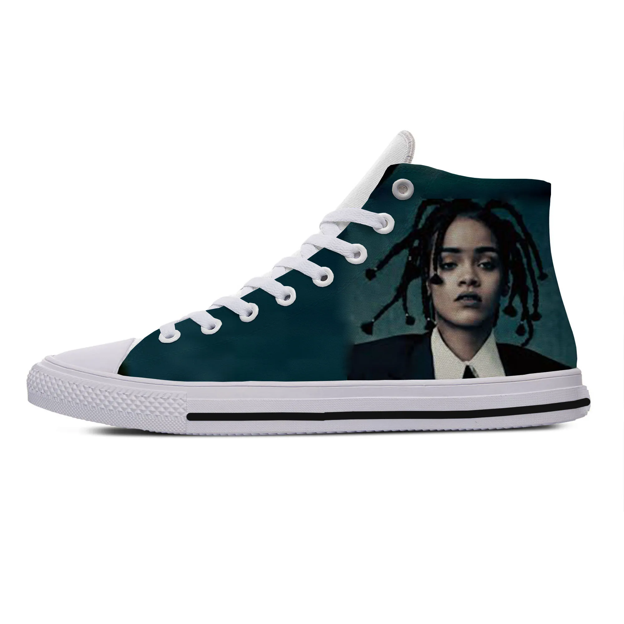 

2019 Hot Fashion High Sneakers Handiness Casual Shoes Rihanna Singger Cool Rock hip hop