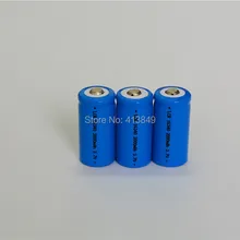 С фабрики 100 шт./лот SLW 16340 3,7 V аккумуляторная батарея 2000 mAh для светодиодный фонарик, лазерная ручка