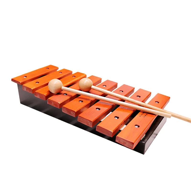 M-WS 8 Примечания деревянный детское красное дерево Ксилофоны Металлофон музыкальный инструмент игрушки