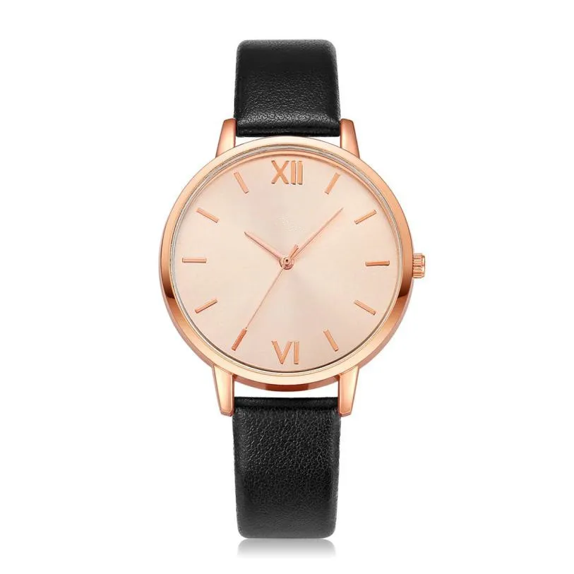 

LVPAI Brand Rose Gold Luxury High Quality Casual Leather Strap Women Watches Bracelet Ladies Quartz Watch Dress Hot Sale #5/22