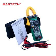 Multitester MASTECH MS2108 Digital Clamp Meter Multimeter 6600 Counts True RMS AC DC Capacitance Frequency Inrush Current Tester