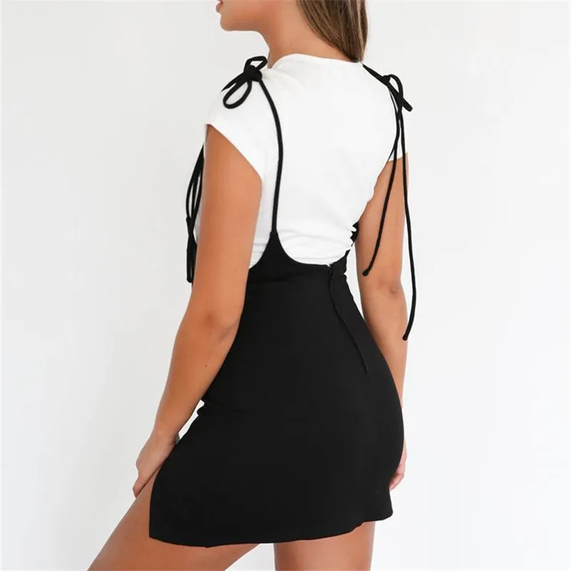 suspender bodycon skirt